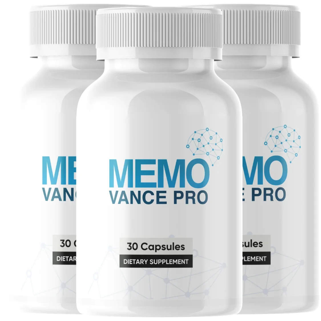 Memovance PRO 3 bottles